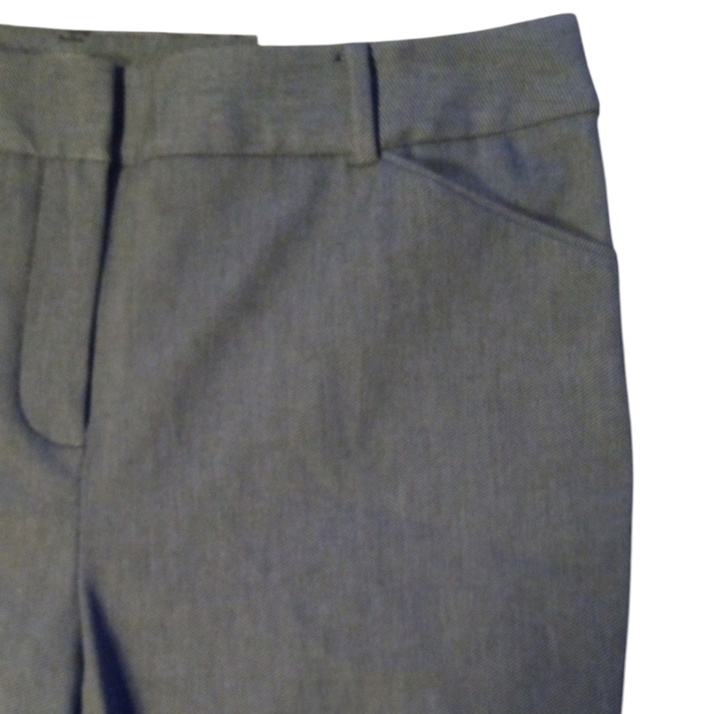 Chico's So Slimming Sophia Twill Striped Straight Leg Pants NWT Size 2 12 - Picture 7 of 14